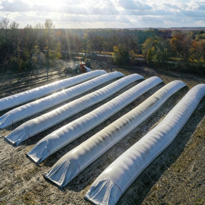 Sac en plastique pour ensilage résistant aux UV pendant 18 <span class=keywords><strong>mois</strong></span>, de 5 à 12 pieds, sac de protection pour silo à céréales agricole - Product Image 2