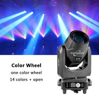 Projecteur à tête mobile 400W, couleurs bleu, rouge, vert, jaune, blanc chaud, 540° de rotation horizontale/270° d'inclinaison, effet frost, contrôle DMX512 pour scène