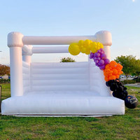 THL personnalisé château gonflable de rebond de mariage blanc videur de mariage château gonflable de mariage maison de rebond