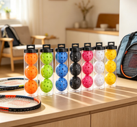 Seau d'entraînement de pickleball à 40 trous, en plastique rotomoulé, haute élasticité, durable, pour la compétition