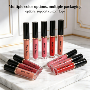 Rouge à lèvres liquide mat à étiquette privée, logo personnalisé, longue tenue, imperméable, gloss à lèvres - Product Image 2