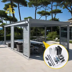 6063 T6 Veelzijdige En Functionele Ontwerpopties Lichtgewicht Aluminium Balken Voor Pergola-Constructie