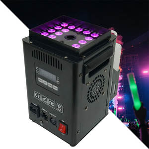 Machine à fumée LED RGB 1200W Machine à fumée verticale Contrôle DMX Générateur de fumée pour DJ Mariages Fêtes - Product Image 1