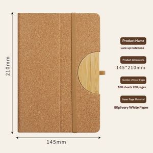 Cuaderno Ecológico Biodegradable con Tapa Dura de Bambú, Caja de Regalo, Logotipo Personalizado, Set de Regalo Empresarial Transfronterizo - Product Image 6