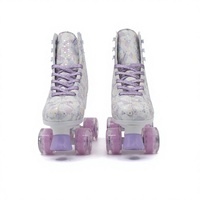Échantillon disponible Patins à roulettes artistiques à quatre roues pour enfants, sport de plein air, freestyle, stables