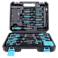 Juego de 43 Puntas de Destornillador de Precisión Profesional, Acero S2, Magnético, con Estuche Resistente para Reparación de Automóviles y Electrónica