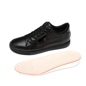 Zapatillas de cuero genuino para hombre, zapatos casuales con alzas, calzado que aumenta la altura, plantilla que aumenta la altura 8CM, deportivas - Product Image 2