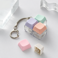 Porte-clés en acrylique LED anti-stress personnalisé avec impression UV et design de dessin animé pour cadeaux promotionnels, vente en gros OEM