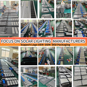 Nhà Máy Tất Cả Trong Một Năng Lượng Mặt Trời Ánh Sáng Đường Phố Nhôm 100W 200W 300W 400W 500W IP67 Ngoài Trời Năng Lượng Mặt Trời Powered Đường Phố Đèn Không Thấm Nước - Product Image 5