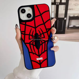 Venta al por mayor 3D silicona funda de teléfono móvil para iPhone 17 <span class=keywords><strong>16</strong></span> 15 14 Pro Max goma escudo Iron Man cubierta 13 12 11 - Product Image 5