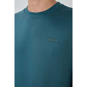 Ensemble de survêtement pour homme Air Jones en coton brossé vert forêt, tissu 3 fils, confortable et élégant pour le sport - Product Image 5