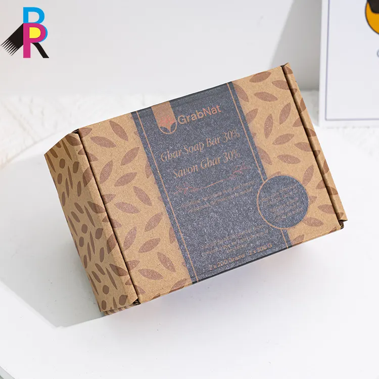 도매 경량 다크 브라운 크래프트 종이 우편 상자 맞춤형 골판지 포장 종이 우편물 배송 상자