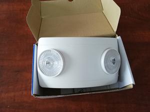 Vente chaude Twin Spot Led Lumière De Signe De Sortie De Secours Avec Batterie Deux Tête Lumière De Secours Pour Panne De Courant - Product Image 5