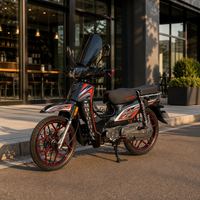 Motor Bebek LK50 50cc Smart NFC Gas Moped 4 Tak Underbone dengan Rem Cakram Depan Belakang, Suspensi Gas Ganda, dan Velg Alloy 17 inci