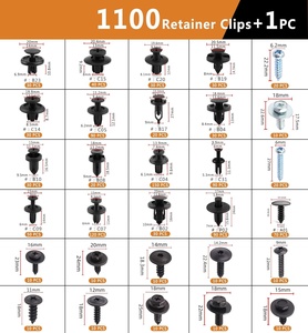 1101개 중국 제조업체 혼합 자동차 클립 혼합 패키지 - Product Image 5