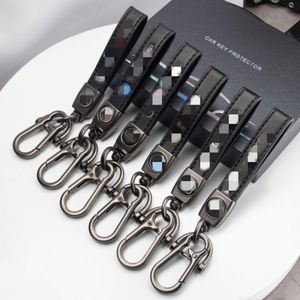 Porte-clés en cuir pour homme et femme, avec logo de marques de voitures, porte-clés en métal personnalisé, accessoires avec logo - Product Image 6