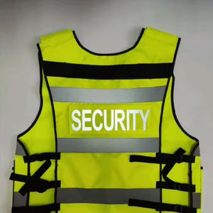 جاكيت مضيء صدرية سلامة منتجات سلامة قميص سلامة عالي الوضوح سترة عمل سترة عاكسة عالية الرؤية صدرية قطنية - Product Image 3