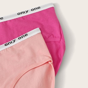 Vendita calda prezzo di fabbrica lettera stampa a vita alta cotone biancheria intima donna <span class=keywords><strong>rosa</strong></span> <span class=keywords><strong>mutandine</strong></span> - Product Image 6