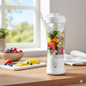 Vaso Mezclador Portátil OEM/ODM con 6 Cuchillas, Carga Tipo-C, Licuadora Eléctrica Pequeñ<span class=keywords><strong>a</strong></span> <span class=keywords><strong>a</strong></span> Prueba de Agua para Frutas, para Hogar, Oficina y Exteriores - Product Image 1