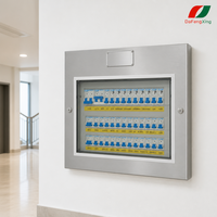 Boîte de distribution d'éclairage en acier inoxydable 304 IP54 63-80A pour usage industriel et intérieur
