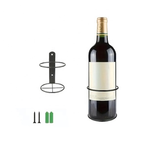 Rak Dinding Penyimpanan Botol Logam untuk Satu Botol Anggur - Product Image 4