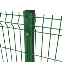 Yaqi YQ-033 3D Metallgeschweißter Drahtgitterzaun PVC-Beschichtet Gebogenes Design für Autobahn-Leitplanken Garteneinsatz 1,83 m Höhe Wasserdicht