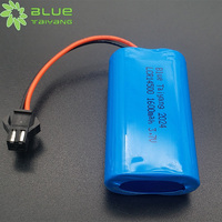 Paket Baterai Isi Ulang Li-ion 3.7V 1600mAh, Sel Lithium Ion 3.7 Volt LCR14500 Kapasitas Tinggi untuk Berburu Khusus