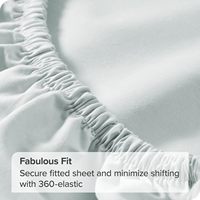 Cloudland 300 fils ensemble de draps en coton draps doubles doux avec style uni et motif solide literie en gros