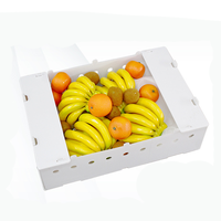 Boîte d'emballage pour fruits en plastique ondulé PP recyclable en gros, couleur et taille personnalisées