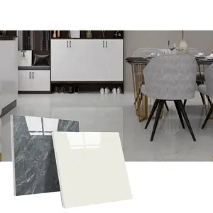 Ubin lantai porselen berkilau grosir marmer 600*600mm untuk penggunaan rumah atau ubin lantai Hotel