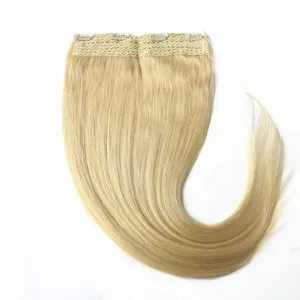 थोक 22'' क्लिप इन रेमी ह्यूमन हेयर एक्सटेंशन एक टुकड़ा 80 ग्राम क्वाड वेट हाफ हेड क्लिप बालों पर