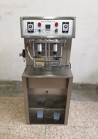 Semi Automatique Cosmétique Crème Pour Les Mains Dentifrice Nettoyant Pour Le Visage En Plastique Souple Tube Queue Tuyau D'étanchéité Machine En Plastique Tube Scellant