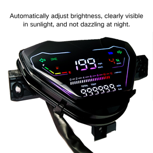 WAVE110i (2019-2025) Nouvel ensemble d'instruments de <span class=keywords><strong>moto</strong></span>, <span class=keywords><strong>chronomètre</strong></span> électronique, compteur de vitesse étanche, indicateur de vitesse pour - Product Image 2