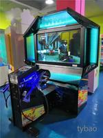 Machine de jeu vidéo d'arcade de tir, 55 pouces LCD, pour deux joueurs, à monnayeur, avec pistolet fantôme, en anglais, à vendre