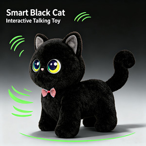 Juguete de peluche suave con IA de dibujos animados OEM, juguete interactivo inteligente para niños, juguete de apoyo emocional. - Product Image 3