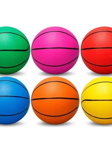 Balón de Baloncesto Infantil de Plástico de 8cm con Logotipo Impreso, Tres Colores, Suministro Directo de Fábrica, Ecológico para Bebés y Jardín de Infancia - Product Image 5