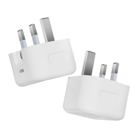 Chargeur rapide pliable de haute qualité avec prise britannique 45W, port Type C unique, accessoires mobiles Type C, adaptateur secteur PD3.0