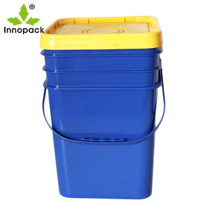 Cubo de plástico, venta directa de los fabricantes, cubos de pintura de 20L, logotipo personalizado, cubo con tapa - Product Image 6