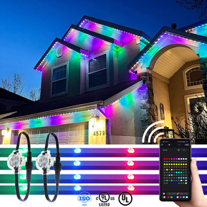 30MM Wifi Smart <b>Control</b> IP68 Waterproof Permanent Outdoor Christmas Lights Rgbic UCS2904 Pixel Point Light for Resitential - Product Image 1