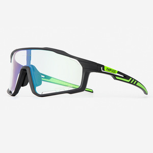 Gafas de ciclismo Kapvoe con montura completa, lentes esféricas, marco de aleación, policarbonato, antivaho, protección UV para deportes al aire libre - Product Image 5