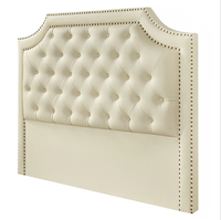 Ensembles de chambre à coucher d'hôtel moderne 5 étoiles en cuir avec tête de lit Lits King Encastrés