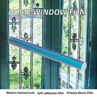 Film solaire décoratif moderne auto-adhésif de qualité supérieure pour fenêtres de maison en PET