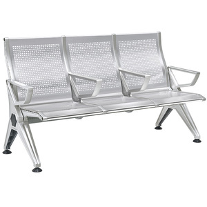 Sillas de espera públicas Yijiahao de aleación de aluminio de 1 a 5 asientos con reposabrazos para aeropuerto, hospital, banco - Product Image 2