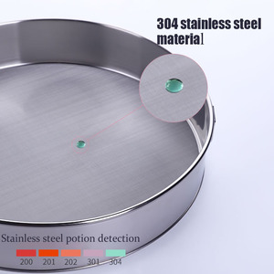 Wholesales 304 <b>Stainless</b> <b>Steel</b> Kitchen Baking Tool Filter Fine Mesh Strainers Flour Sieve <b>Colander</b> Strainer for Home Kitchen - Product Image 5