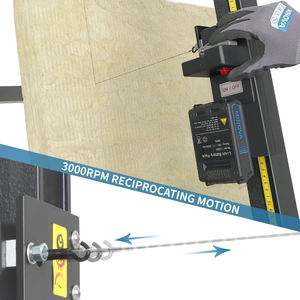 MINOVA Ensembles <span class=keywords><strong>de</strong></span> <span class=keywords><strong>coupe</strong></span>-fil <span class=keywords><strong>de</strong></span> matériaux isolants Panneaux en <span class=keywords><strong>laine</strong></span> minérale Scie sans fil à double lame avec batterie en mousse <span class=keywords><strong>de</strong></span> <span class=keywords><strong>verre</strong></span> - Product Image 3