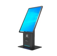 Kiosque de commande et de paiement en libre-service de 32 pouces avec écran tactile, pour utilisation en intérieur, restaurant, gouvernement, lecteur de codes-barres SDK