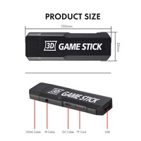 X2 Ultra Game Stick 4K 64GB sortie famille TV vidéo 9000 + jeux Console de jeu Portable rétro 2.4G poignée de contrôle sans fil