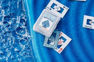 Cartas <span class=keywords><strong>de</strong></span> Juego Rectangulares Impermeables Personalizadas Hoyle, Logotipo <span class=keywords><strong>de</strong></span> As <span class=keywords><strong>de</strong></span> Espadas Azul, Estuche <span class=keywords><strong>de</strong></span> Plástico Transparente, Juego <span class=keywords><strong>de</strong></span> Cartas para Exteriores, Piscina, Viajes - Product Image 6