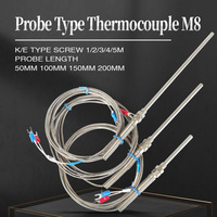 Sensor Suhu Tinggi Pt100 0-400 Derajat K Termokopel Instrumen Suhu Tungku Industri