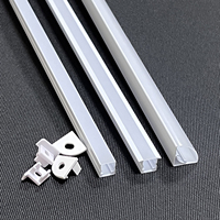 Diffuseur de lumière LED rigide en plastique PC, moulage par extrusion, distribution uniforme de la lumière pour armoires et étagères